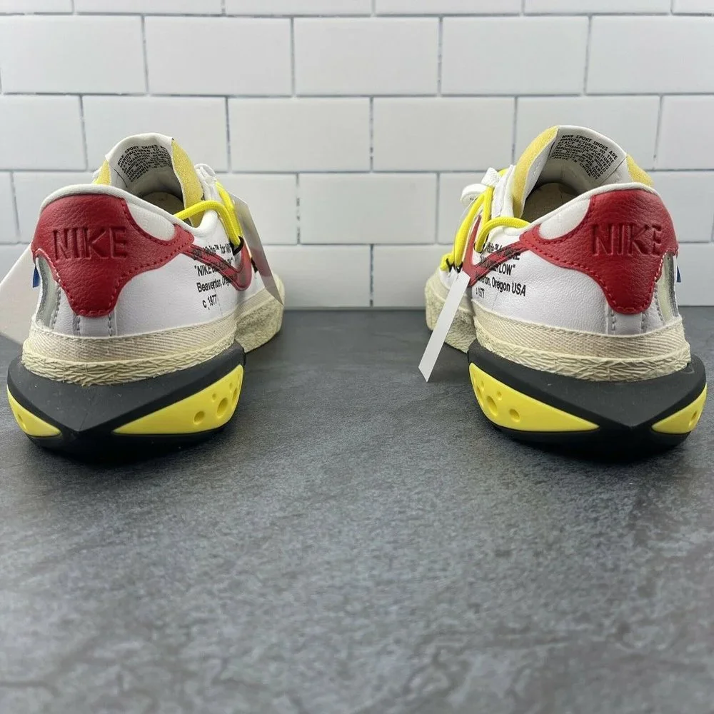 Nike Off White Blazer Low 77 Size‎ 11 Mens White University Red OW Collaboration